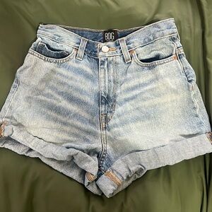 BDG Hi Rose Denim Mom Short